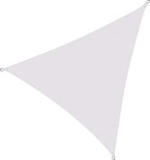 Springos Schaduwdoek/Zonnezeil | Driehoek 3 x 3 x 3m | Licht Grijs