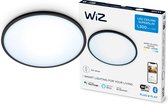 WiZ Plafonniere SuperSlim Zwart - Slimme LED-Verlichting - Warm- tot Koelwit Licht - Geintegreerd LED - 14W - Wi-Fi