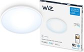WiZ Plafonnier Superslim 16 W, Éclairage de plafond intelligent, Wi-Fi/Bluetooth, Blanc, LED, Ampoule(s) non remplaçable(s), 2700 K