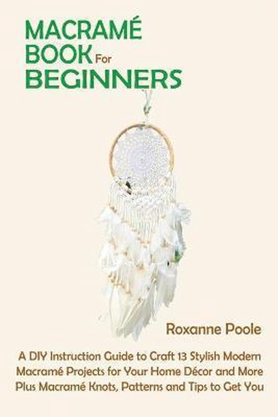 Macramé Book for Beginners - cover