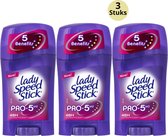 Lady Speed Stick Pro 5 in 1 Deodorant Stick - 48H Zweet Bescherming & Anti Witte Strepen - Populairste Anti Transpirant Deo Stick - Deodorant Vrouw - 3-Pack