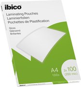 Ibico Lamineerhoezen - A4 - 100 Micron - 100 stuks