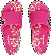 Gumbies - Slides – Pink Hibiscus - Maat 42