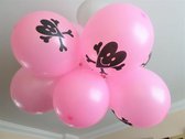 Roze Piraten Ballonen-10 stuks