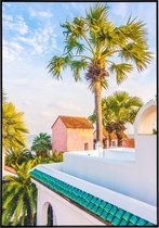 Poster van mooi uitzicht in Marokko - 13x18 cm
