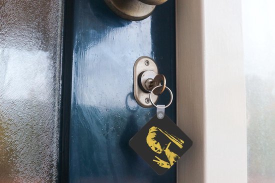 Porte-clés - Boucle d'oreille fille à la perle - Vermeer - Art - Plastique
