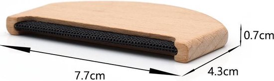 Vandiencashmere Wolkam - Cashmere kam voor trui - Pillenkam - Duurzaam