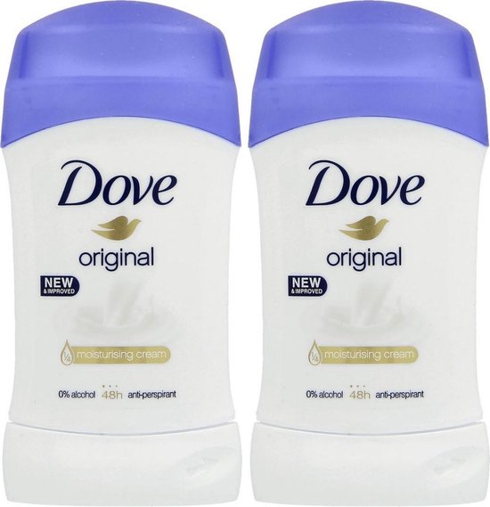groot bereiken meditatie Dove Original Deodorant Vrouw - Anti Transpirant Deodorant Stick met 0%  Alcohol en 48... | bol.com