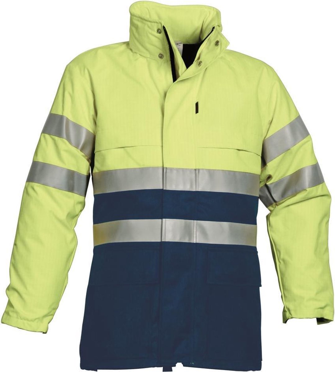Havep 40005 Parka Marine/Fluo Geel maat XL