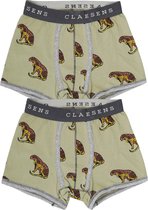 Claesen's Jongens 2-pack Boxershort- Cheetah Print- Maat 140-146