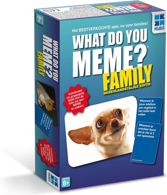 What Do You Meme?  Familie Nederlandstalig - Kaartspel - Familiespel - Partyspel vol Humor!