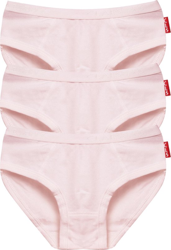 Claesen's® - Meisjes Slip 3-pack Roze - Pink - 95% Katoen - 5% Lycra