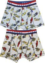 Claesen's Jongens 2-pack Boxershort- Multicolor Auto's  Print - Maat 104-110