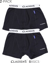 Claesen's® - Jongens Boxershorts 2-pack Navy - Navy - 95% Katoen - 5% Lycra
