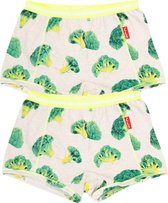 Claesen's Meisjes 2-pack Boxershort- Broccoli Print - Maat 104-110