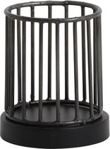 Light & Living Theelicht 13cm zink zwart JORIM