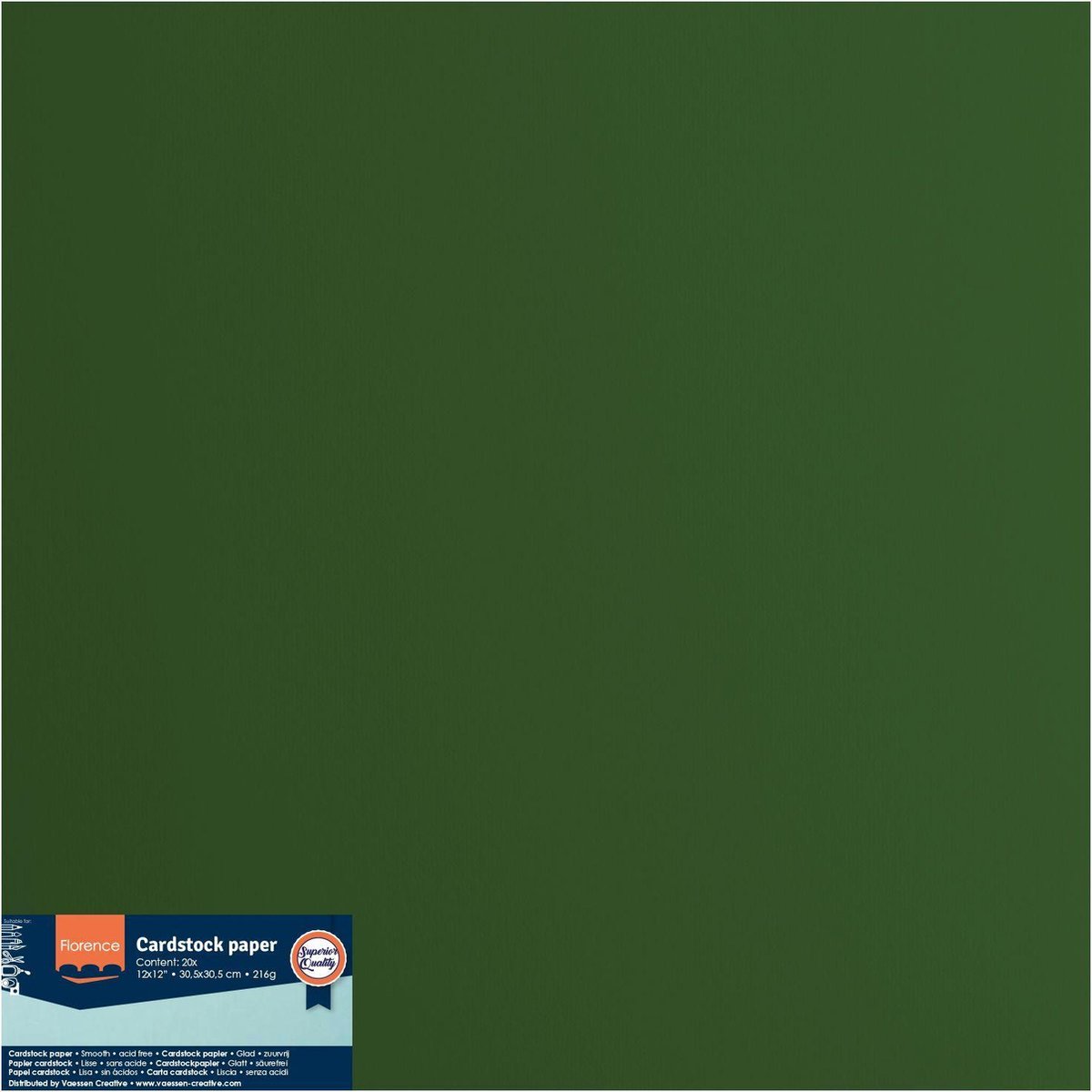 Florence Karton - Pine - 305x305mm - Gladde textuur - 216g