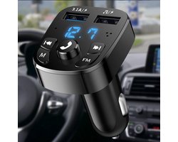 VA Bluetooth FM Transmitter - Auto Lader - Carkit - Handsfree - MP3 - USB - SD Kaart - Snel Lader - Bluetooth Audio Receiver