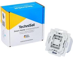 TechniSat Smart-Home dimmer-inzetstuk met vlakwip, inbouwdoos, Z-Wave Plus, slimme dimming van licht via app, compatibel met Gira merkschakelaars,Groen