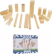 Kubb SPEL set groot, hout