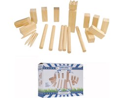 Kubb SPEL set groot, hout