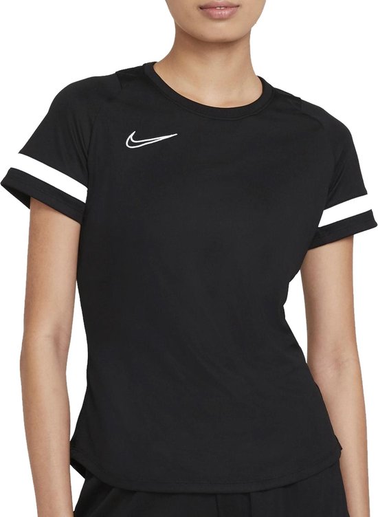 Nike Dry Academy 21 Sportshirt - Vrouwen - Zwart/Wit