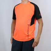 Emporio Armani EA7 T-Shirt - Ventus 7 - Oranje Fluo - Maat S