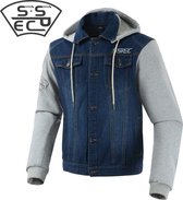 Motorhoodie - Motorjas - Spijkerstof - Maat XL