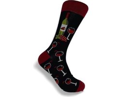 JustSockIt Wijn sokken – Sokken – Leuke sokken