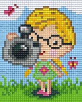 Pixelhobby Classic Meisje met Camera 10x12 cm