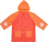 Free And Easy Regenjas Junior Polyester Oranje Mt M