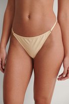 Na-KD dames string - sporty v-string - Creme  - L