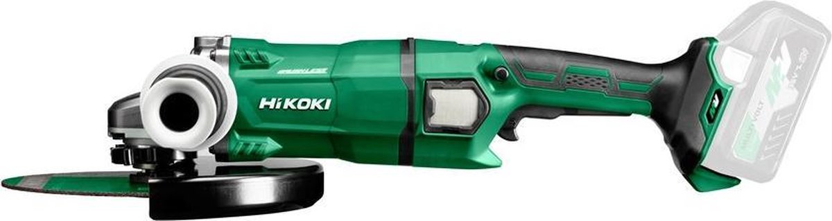 Hikoki G3623DAW4Z 36 Volt Haakse Slijper machine Multivolt In Kunststof Koffer zonder accu en lader