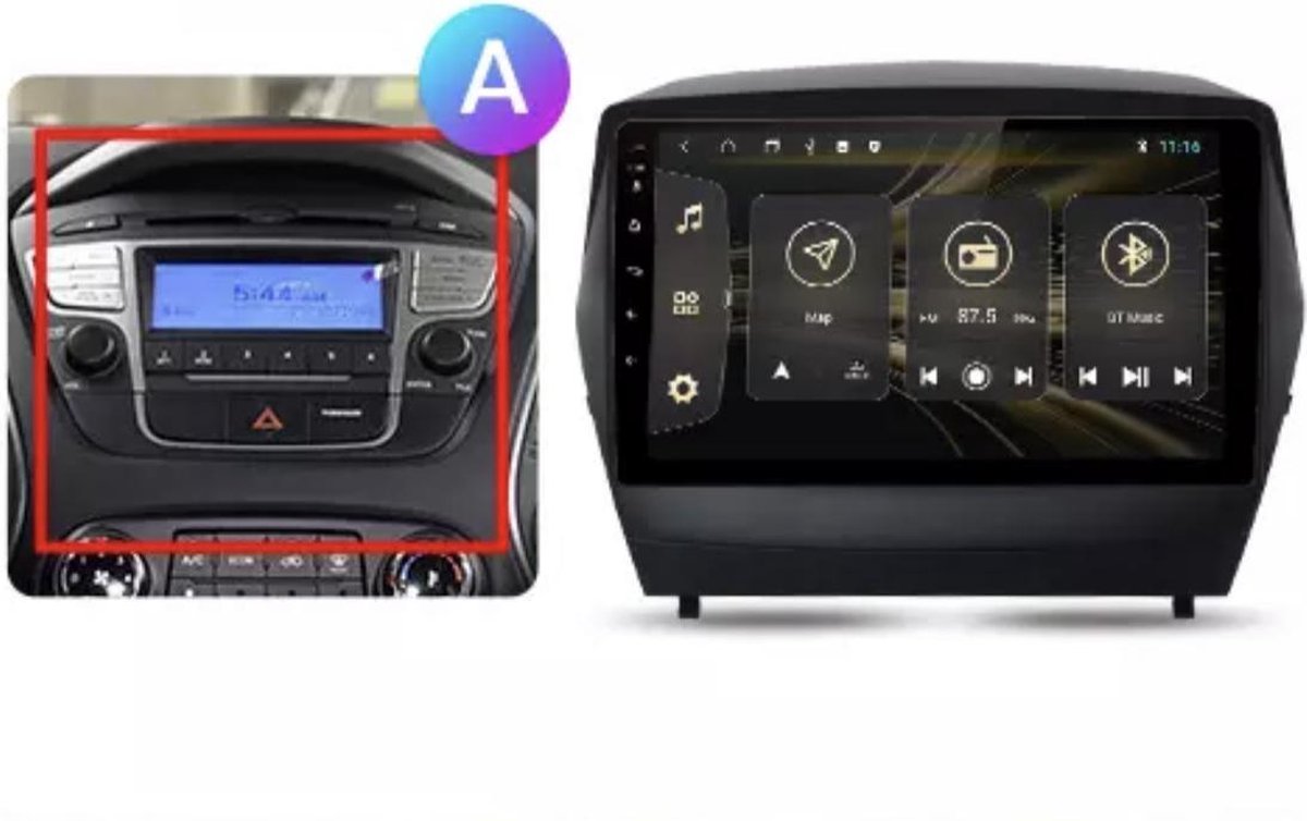 CarPlay Hyundai Ix35 2010-2016 Tucson 2011-2014 Android 10 navigatie en multimediasysteem Bluetooth USB WiFi autoradio DSP 2+32GB