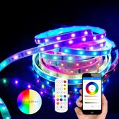 Fancylifestyle®️ Smart LED strip 10 Meter (2x5) met Afstandsbediening - Led Light Strip - RGB Licht strip - Led Verlichting - Incl. App
