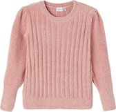 Name it trui meisjes - roze - NKFkula - maat 116