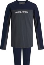 Jack & Jones pyjama jongens - blauw - JACtiki - maat 140