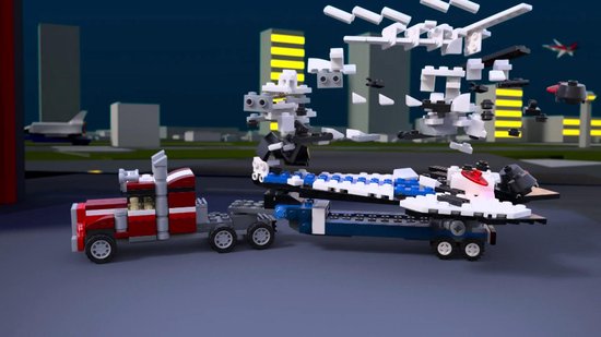LEGO Creator Le transporteur de navette 3-en-1 31091 – Kit de construction  (341 pièces) | bol.com
