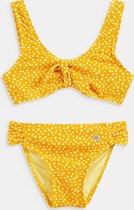 WE Fashion Meisjes bikini met stippendessin en structuur