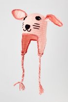 Mumami-Bunny Muts-6-8 jaar-wit-katoen