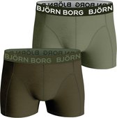 Björn Borg Boxershort Core - Onderbroeken - 2 stuks - Jongens - Maat 146-152 - Legergroen