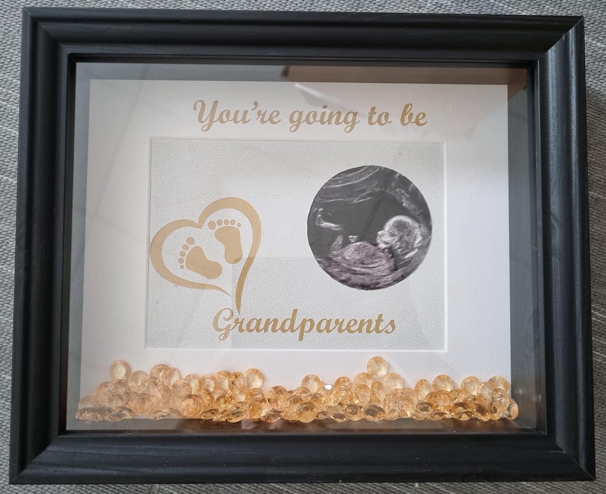 IHEIPYE Cadre photo échographique pour grand-mère – Cadeau d'annonce de  bébé – Cadre pour grand-mère – Cadeau d'annonce de grossesse pour  grand-mère, cadeau « Soon To Be Grandma See You Soon »