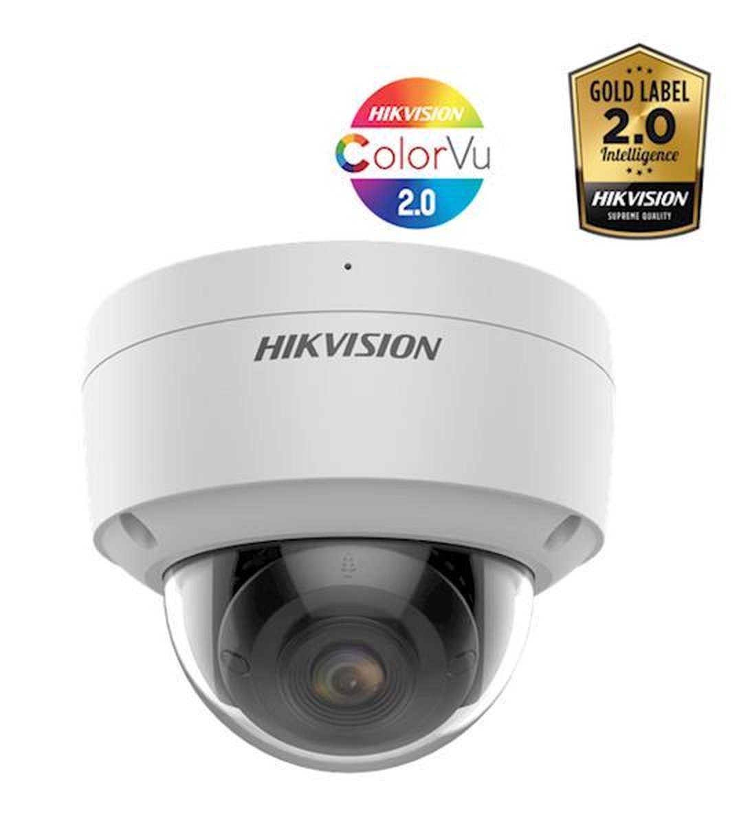 Hikvision Digital Technology DS-2CD2147G2 bewakingscamera IP-beveiligingscamera Buiten Dome 2688 x 1520 Pixels Plafond/muur 4MP, 2.8mm