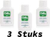 3x Chilly Gel - Intieme Wasemulsie - PH 5 - Klinisch Getest - Verfrissend, Verkoelend & Reinigend - 3 x 50 ml - 3 stuks