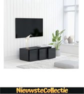 LUXE!! Tv meubilair - Spaanplaat - Grijs - Kast - Designer - Staand Meubel - TV - Woonkamer - Slaapkamer - Nieuwste Collectie