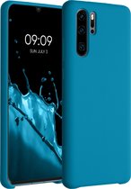 kwmobile telefoonhoesje voor Huawei P30 Pro - Hoesje met siliconen coating - Smartphone case in Caribisch blauw