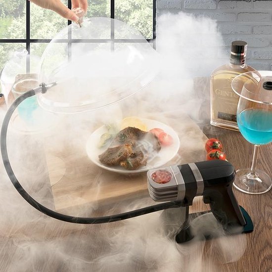 Pistolet à fumer portable Cocktails fumeur et couvercle de dôme de