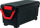 opbergbox tuinkussenbox- ZINAPS POWERBOX / KUSJOEN DOX / KUSSUITBOX 'STORE IT ALLEN', SIA-1000, MOBIEL, LOCKABLE, Robuust, 170 L, Plastic, Zwart, 103 x 49,5 x 50 cm (WK 02131)