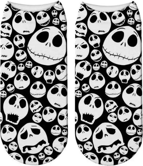 Halloween enkelsokken - Spoken - Spookjes - Unisex Maat 36-41