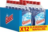 Glassex  Schoonmaakmiddel Navulling - Glas & Multi - 12x 750 ml